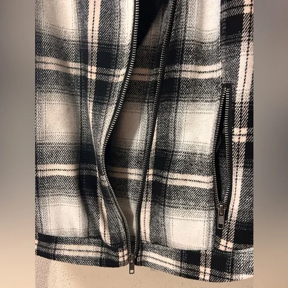 Torrid Black, White & Light Pink Coat - Picture 6 of 9